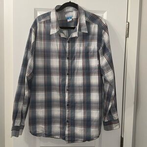 Columbia Men's Plaid Long Sleeve Shirt